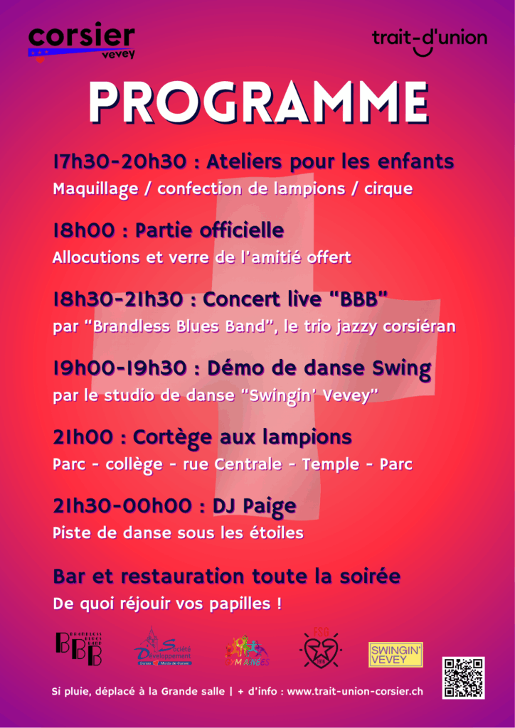 Fête Nationale à Corsier Sur Vevey Verso 