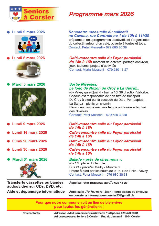 2026 03 Programme Séniors 