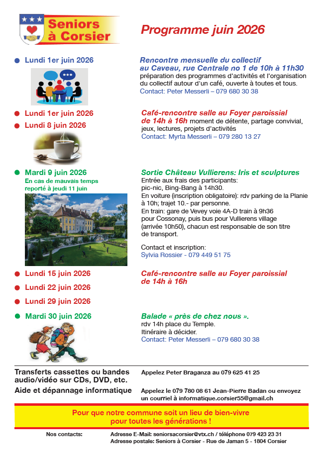 2026 06 Programme Séniors 