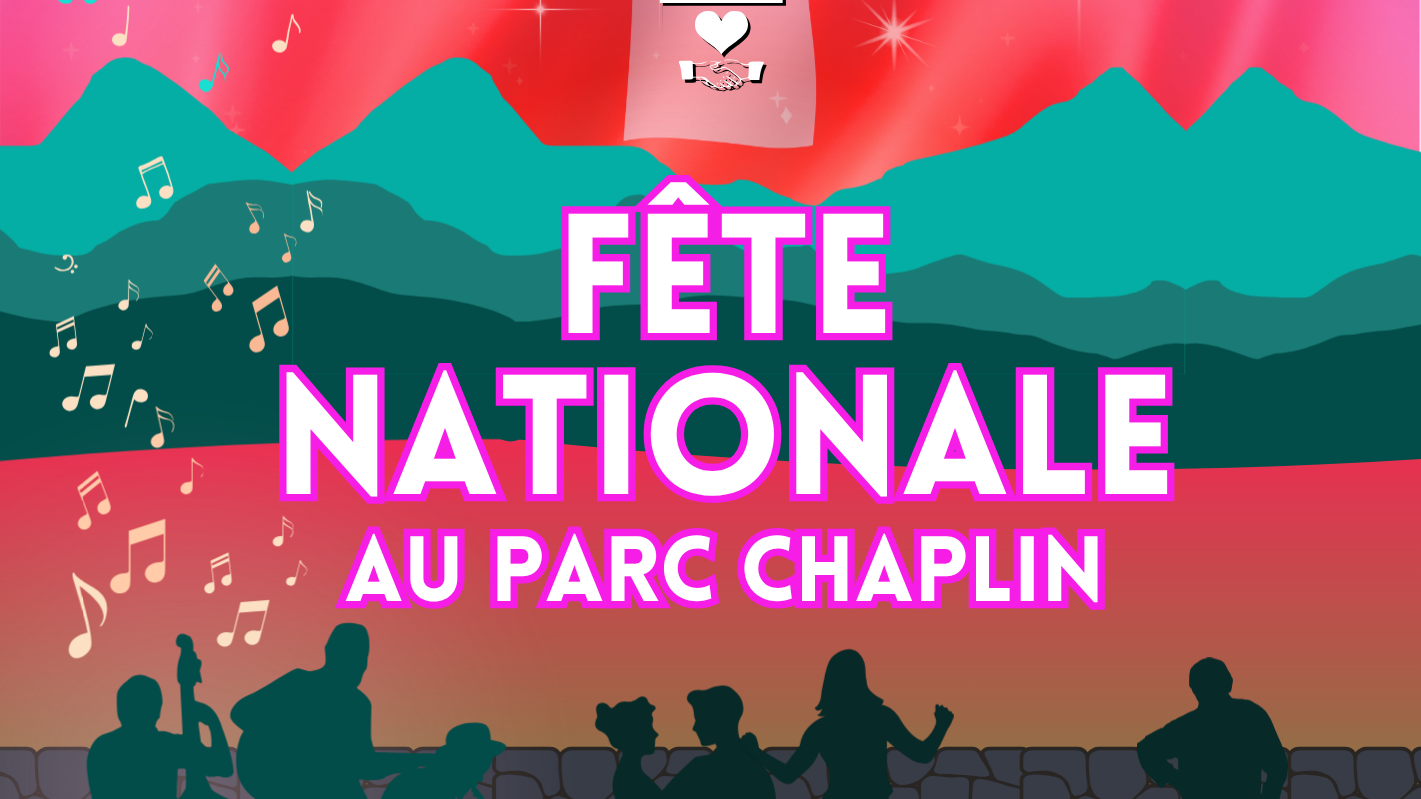 Tu 2026 08 Fête Nationale Au Parc Chaplin V2 (29.7 X 42 Cm) (15.2 X 21.4 Cm) 