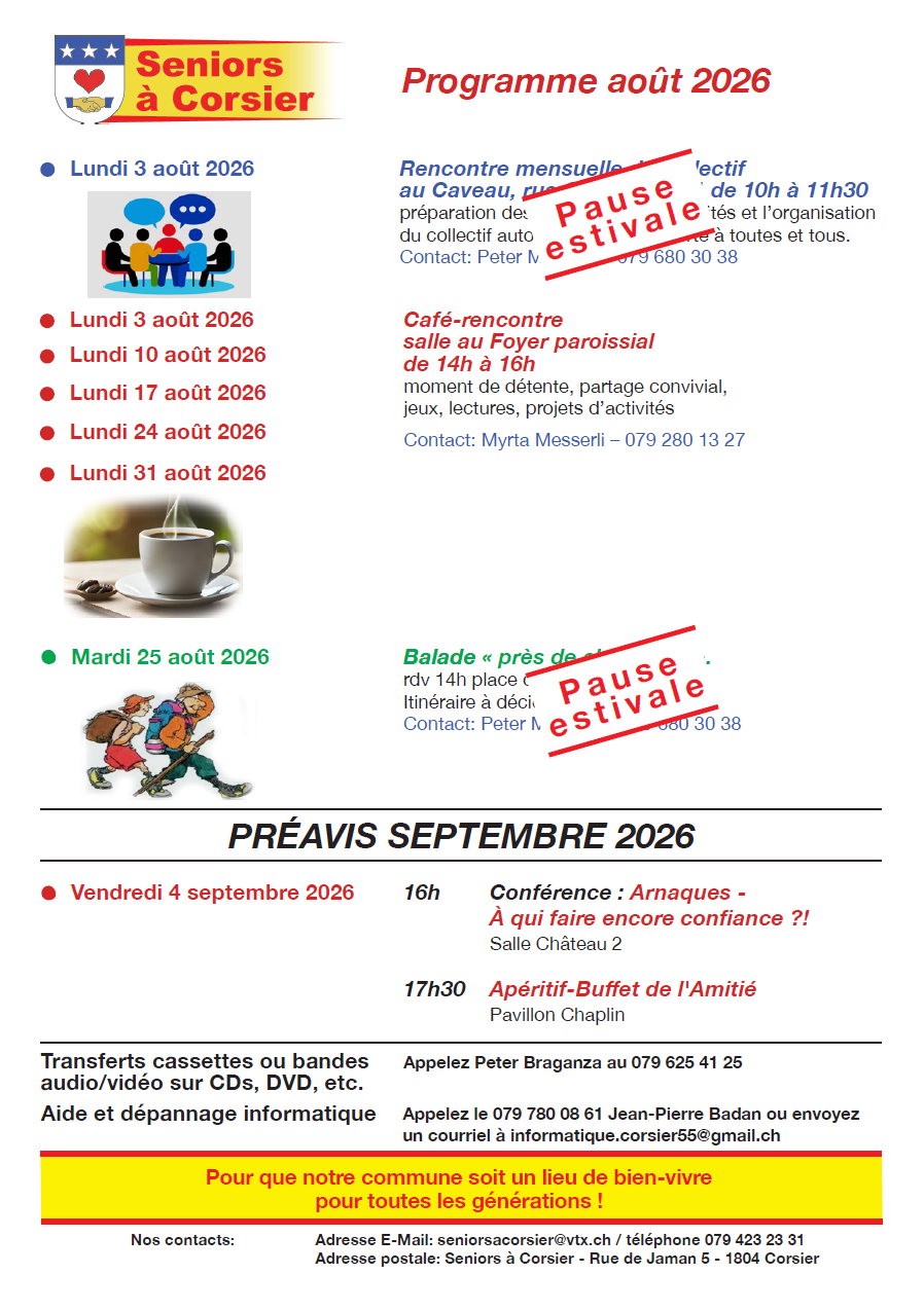 2026 08 Programme Séniors 
